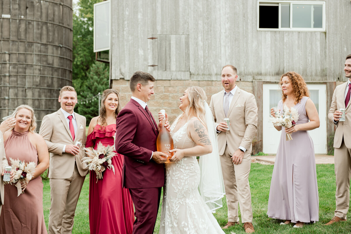 Bridal Party Central Minnesota wedding Photography