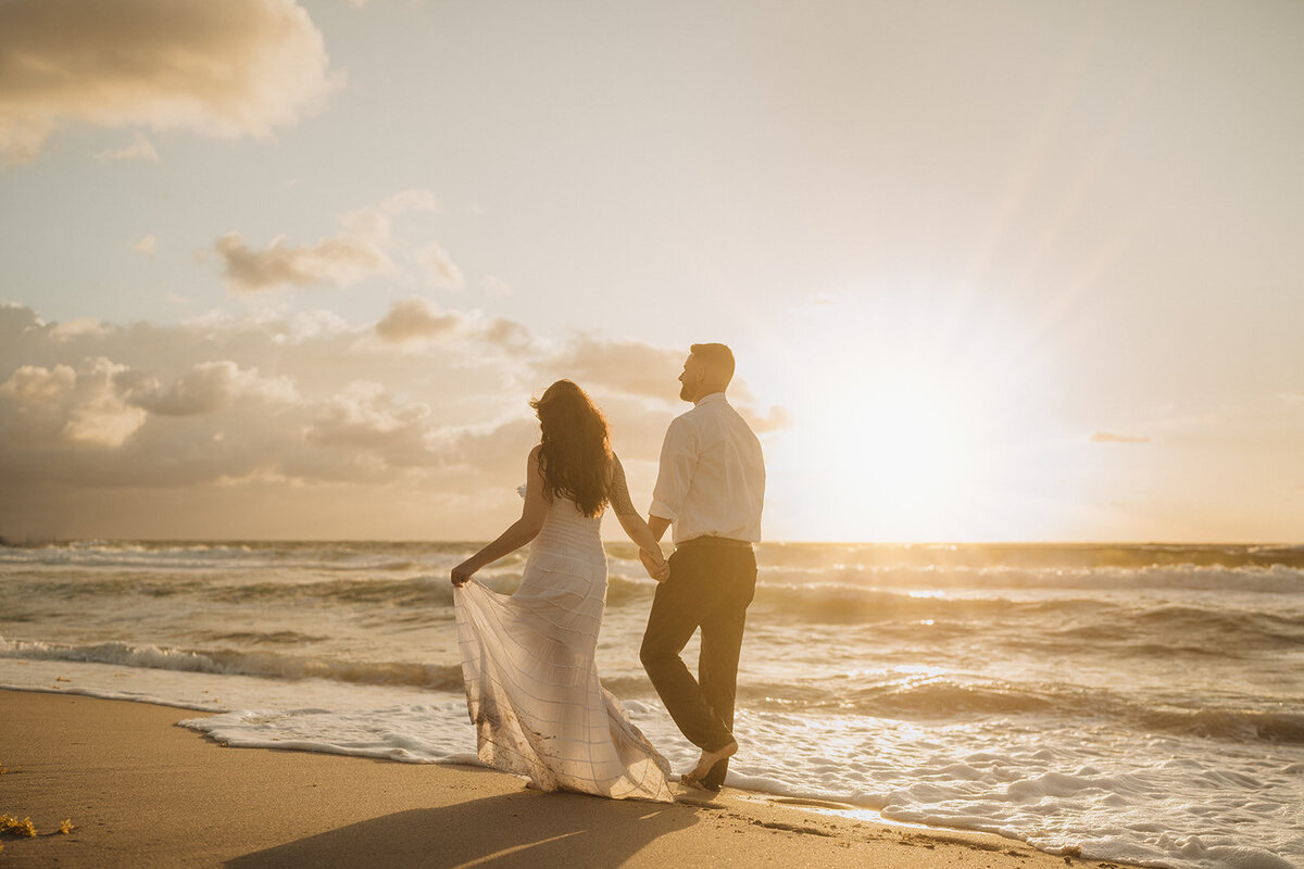 Key West sunrise elopement