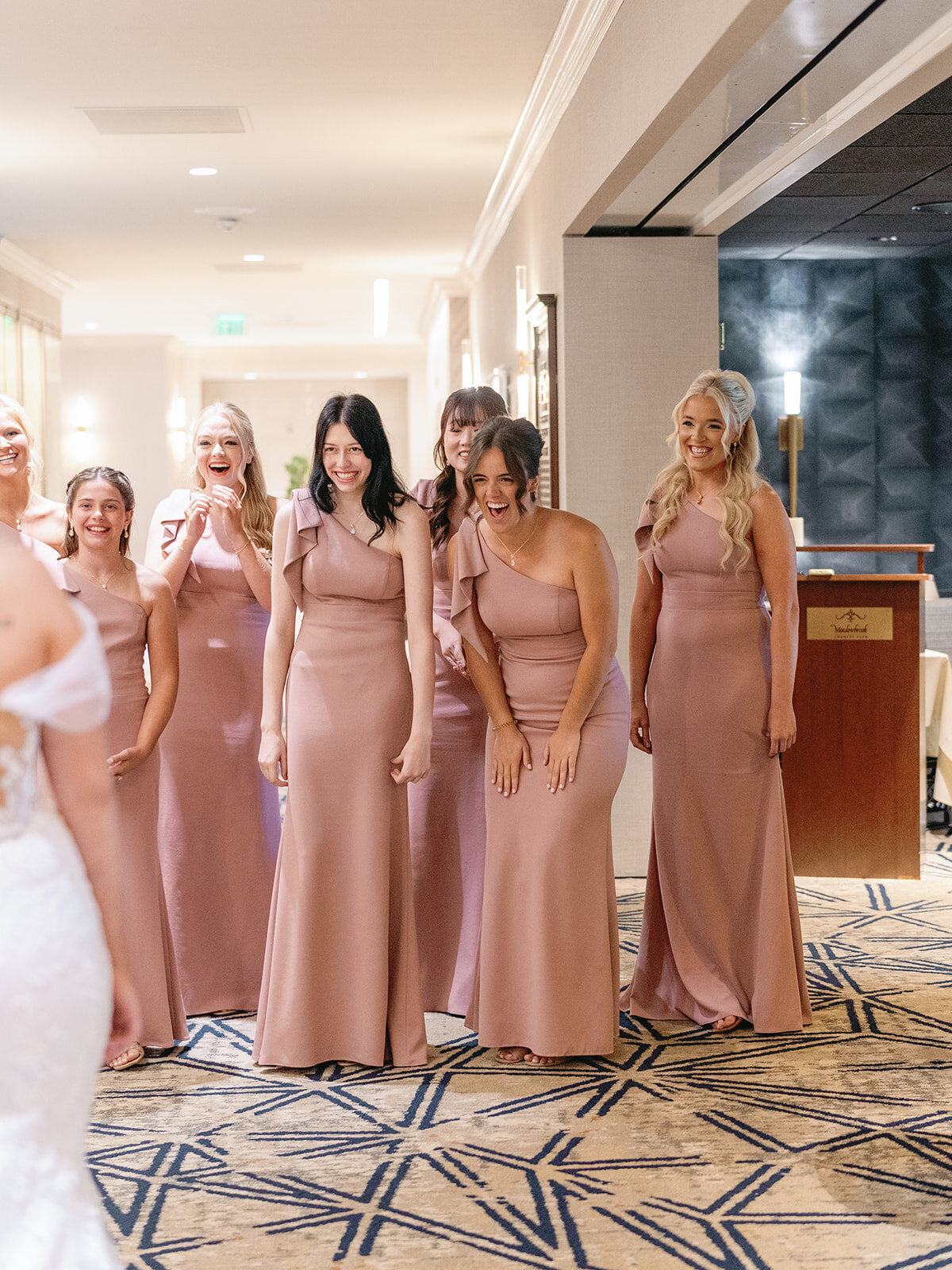 Bridesmaids first look