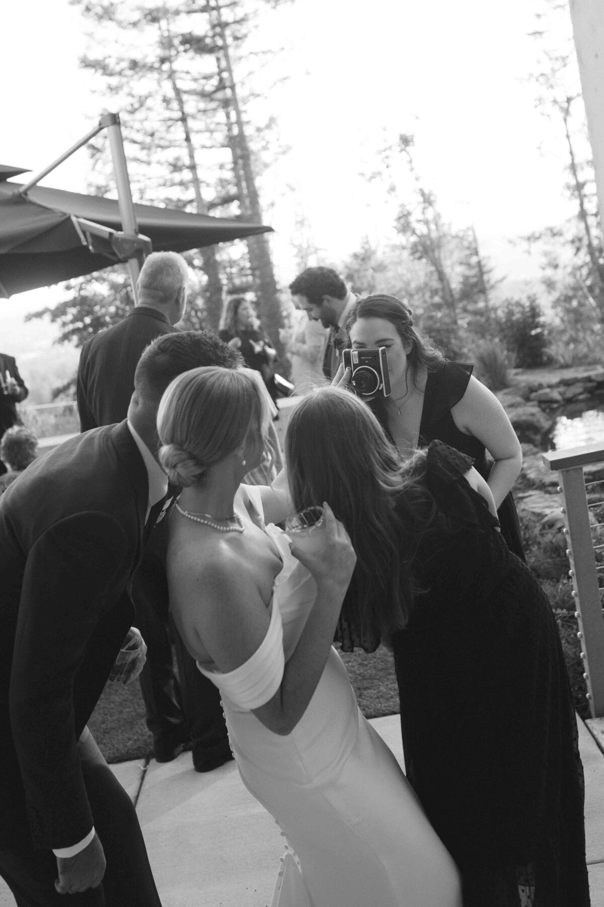 Candid wedding reception photos