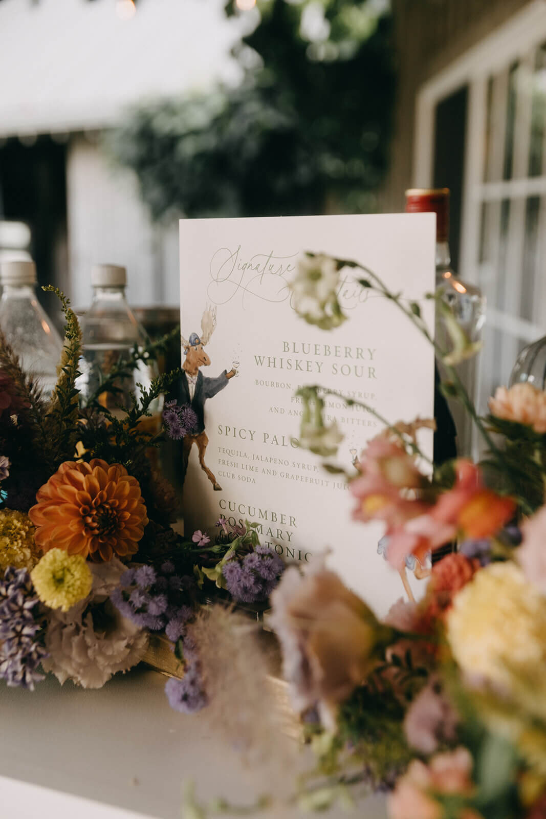 37.poeme-wedding-signature-drink-menu-botanical-floral-decor