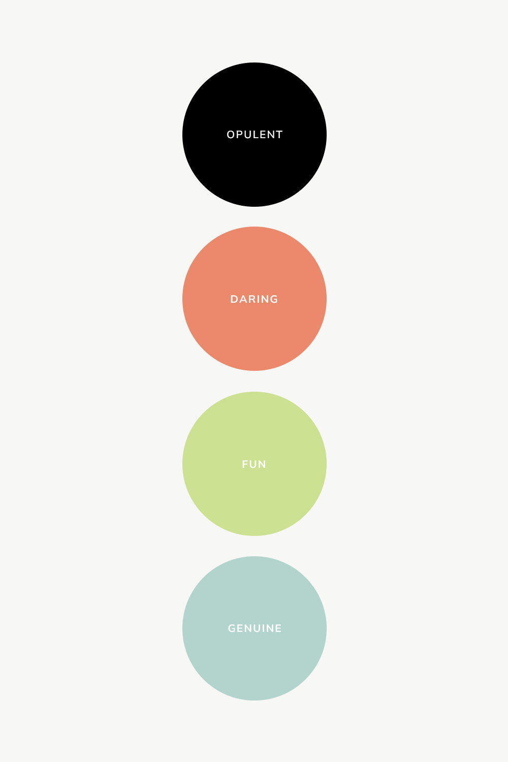 color palette for lena gill brand strategy