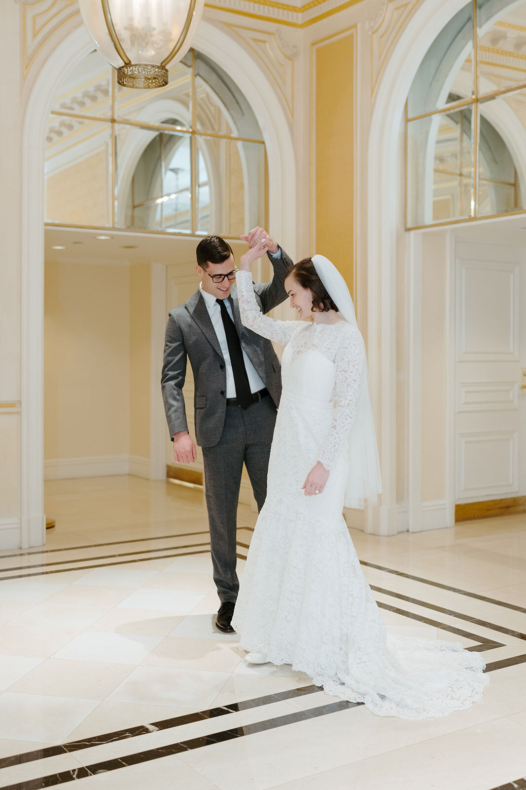 Wedding first look at JW Essex house marriot, NYC | Oduma photography-29