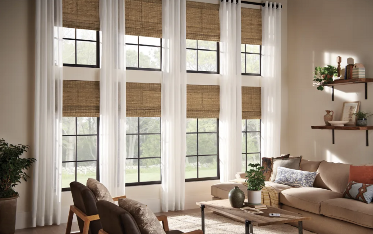 Window treatments shades and drapes