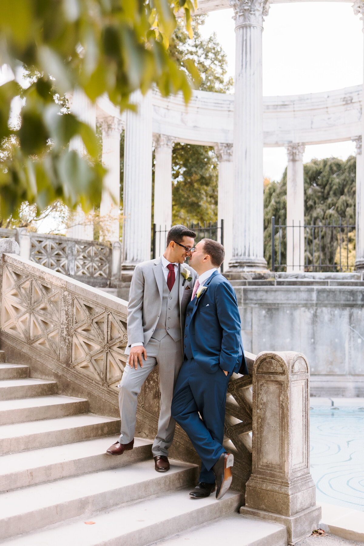 Mehul & Stefan - Rezdora NYC Untermyer Gardens - Intimate Wedding Previews 067