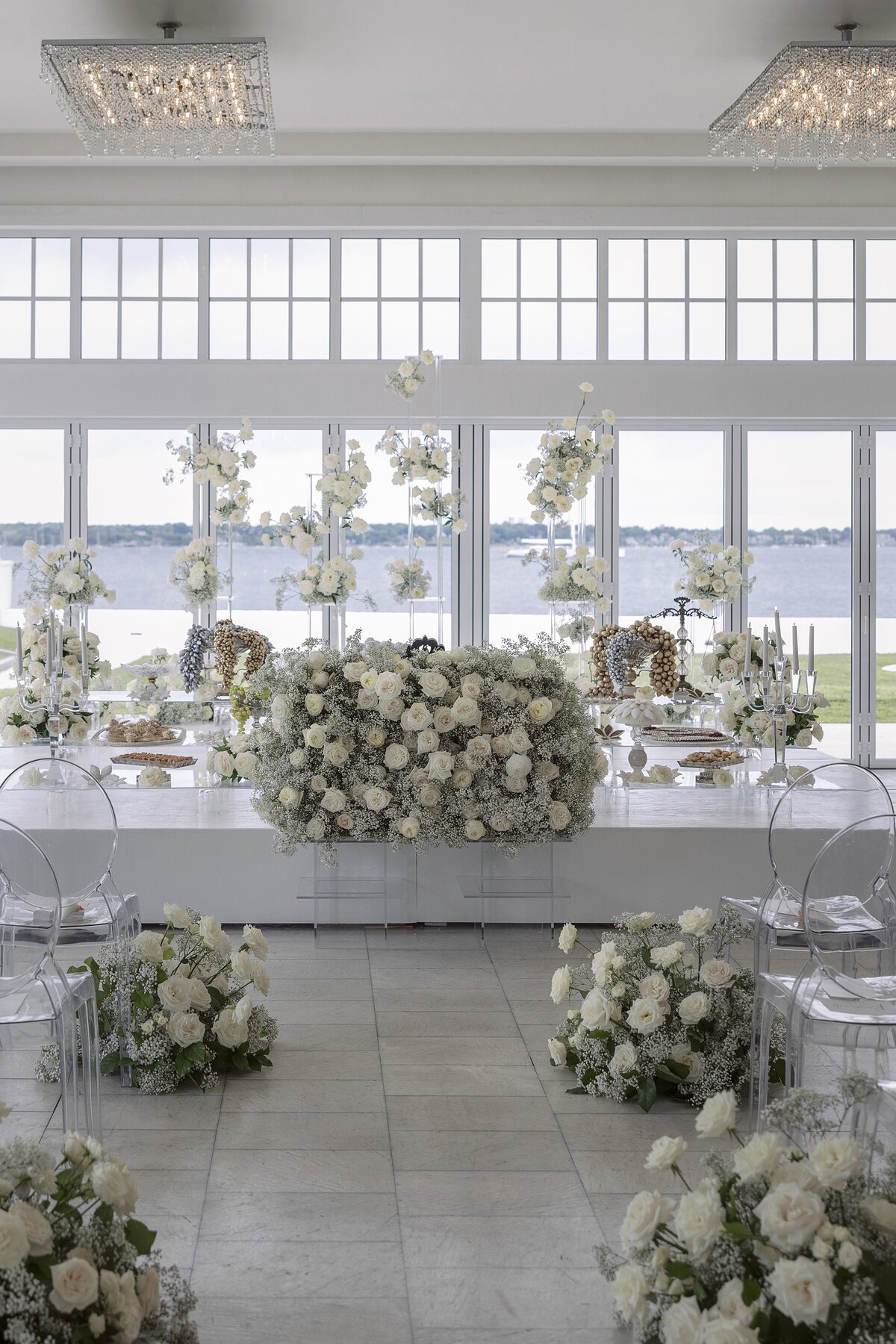 Sofreh Aghd decor at Belle Mer Newport. 