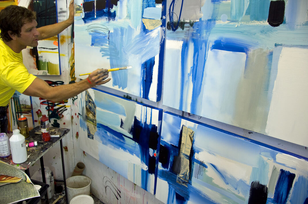 Brent Ray Fraser  Paints The Fifth Season in Silo 2010 - 08