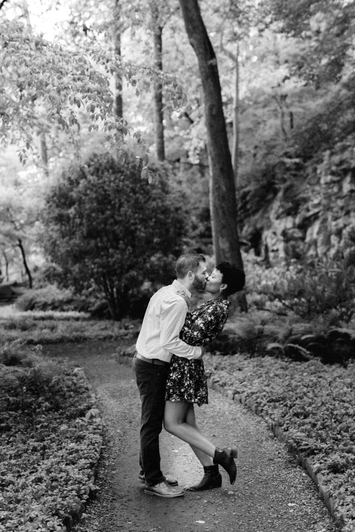 Chattahoochee Coffee Company couples engagement photography session on Chattahoochee River in Atlanta, Georgia