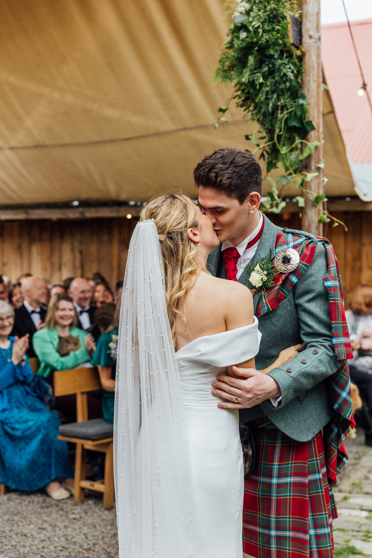 Wedding ceremony at The Free Company