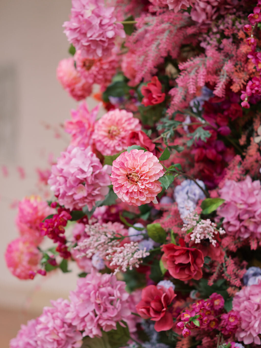 Pink Wedding Florals