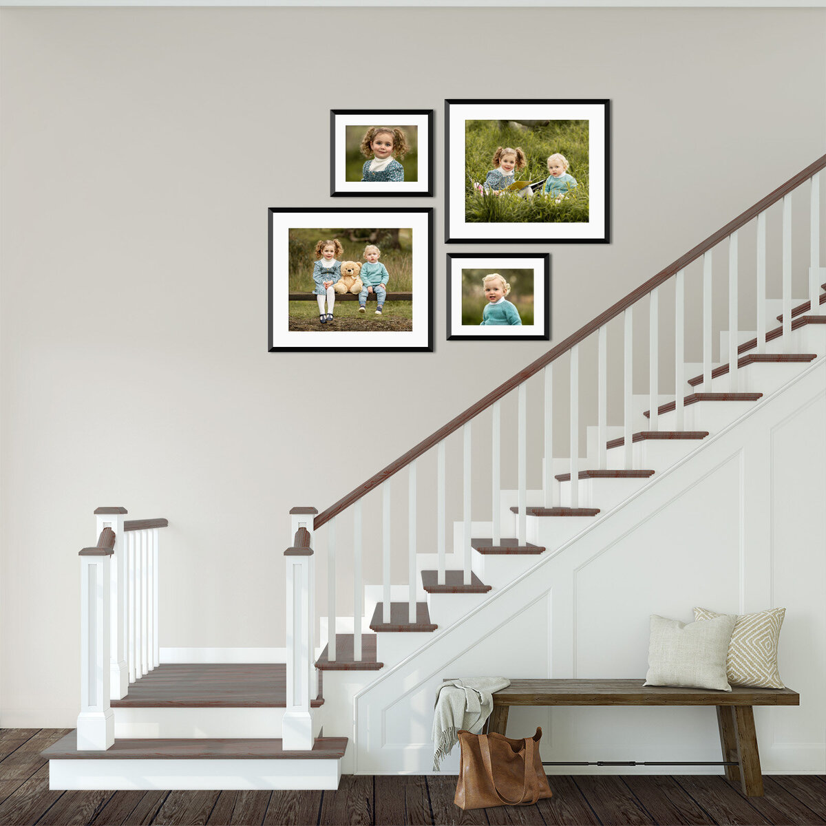4 frame collection stairs