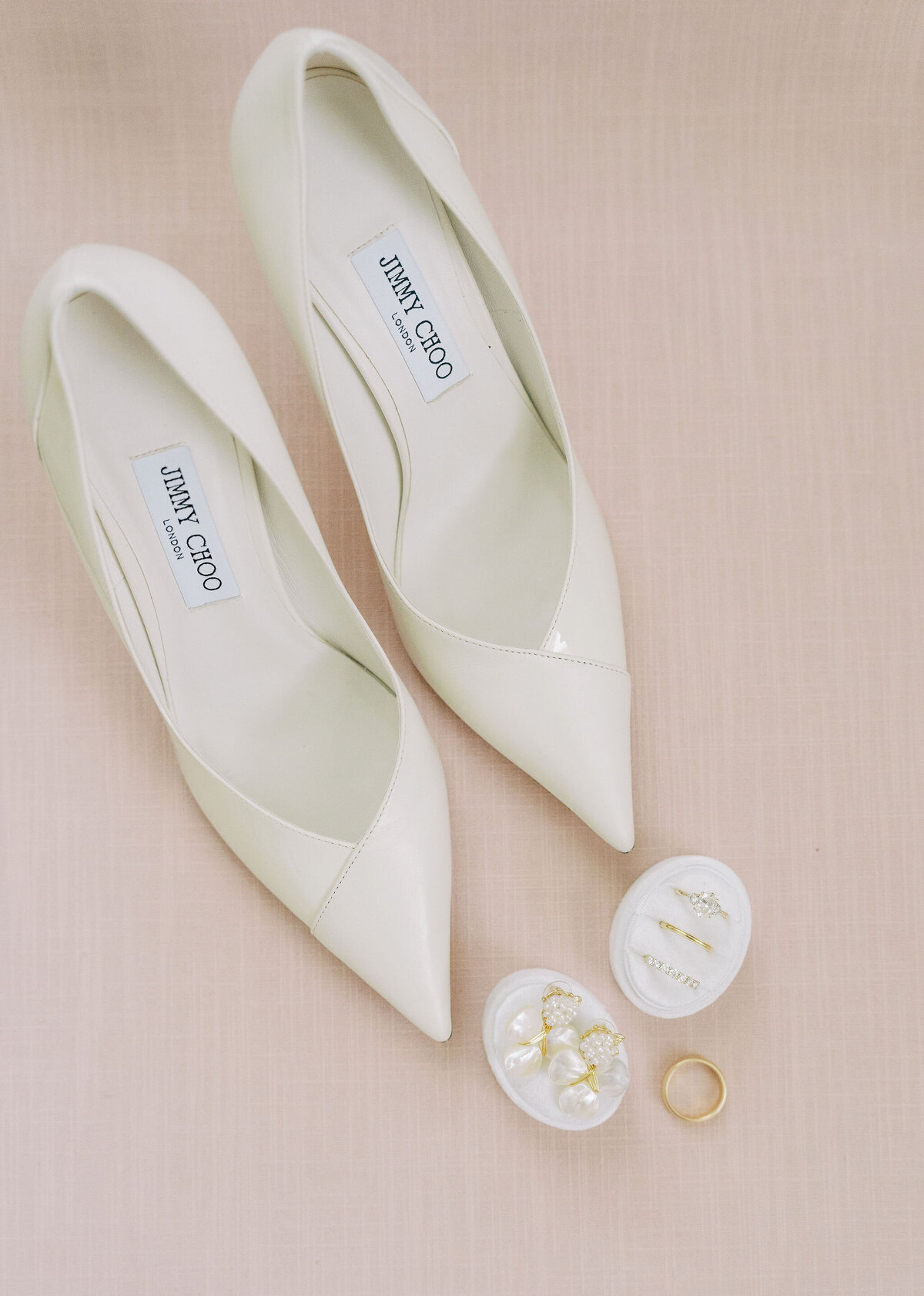 bridal shoes and jewelry