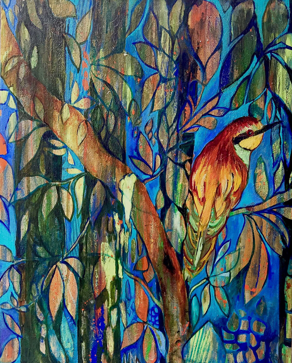 絵（でかすぎる）|  Diane Romanello Painting by Diane Rakocy - My Sanctuary