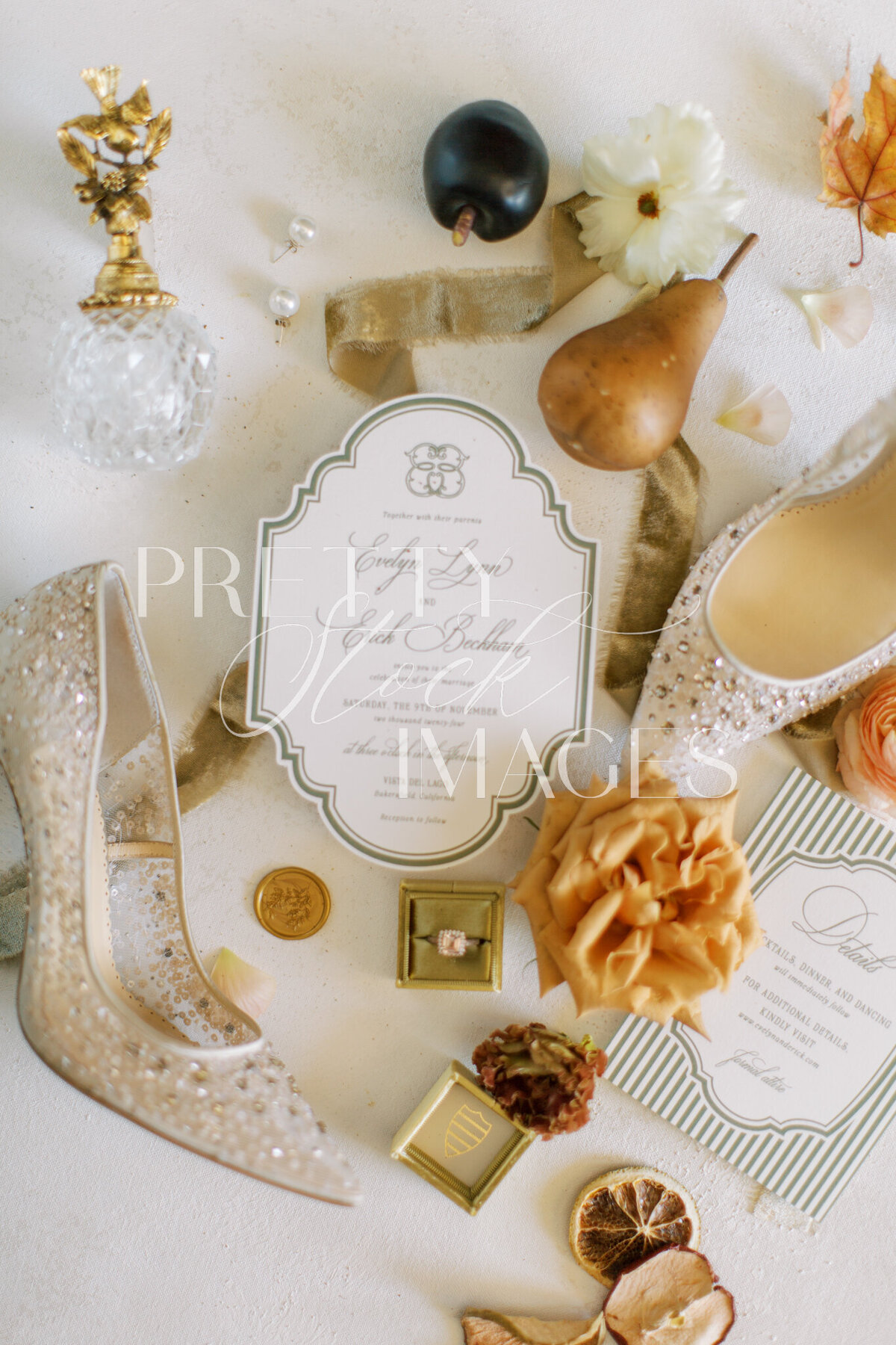 Pretty Stock Images - Fall Wedding Flat Lay-012