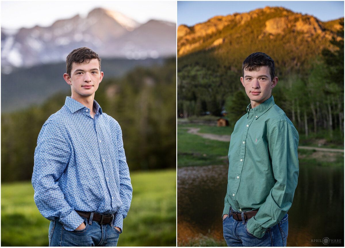 High School Senior Photos in the Mountains of Colorado