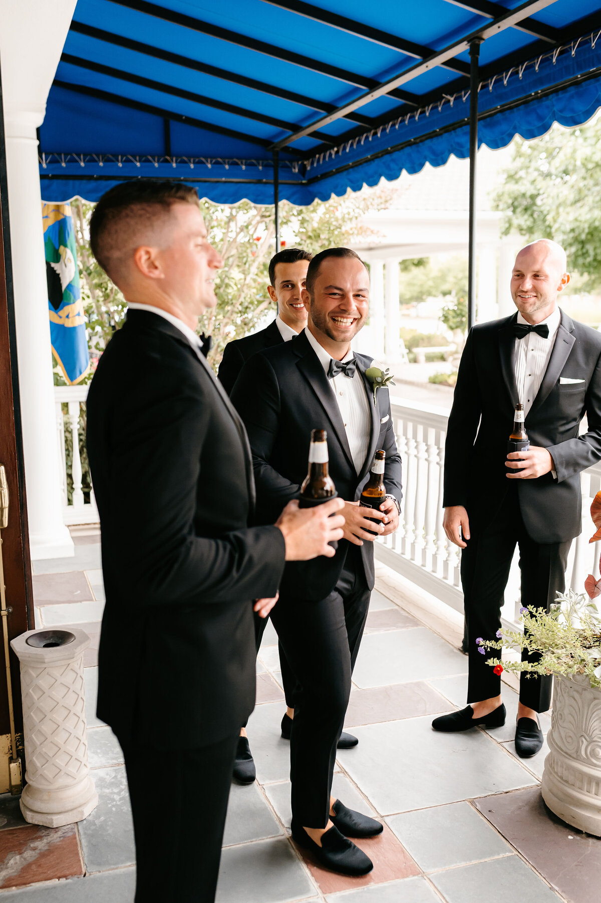 Groom Before Wedding Pictures by Lisa Blanche Photography