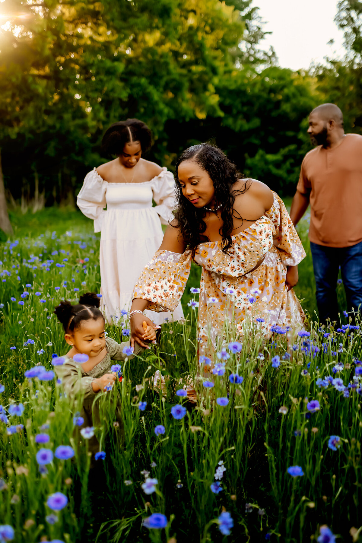 Wild Flower Session | Burleson, Texas Family and Newborn Photographer