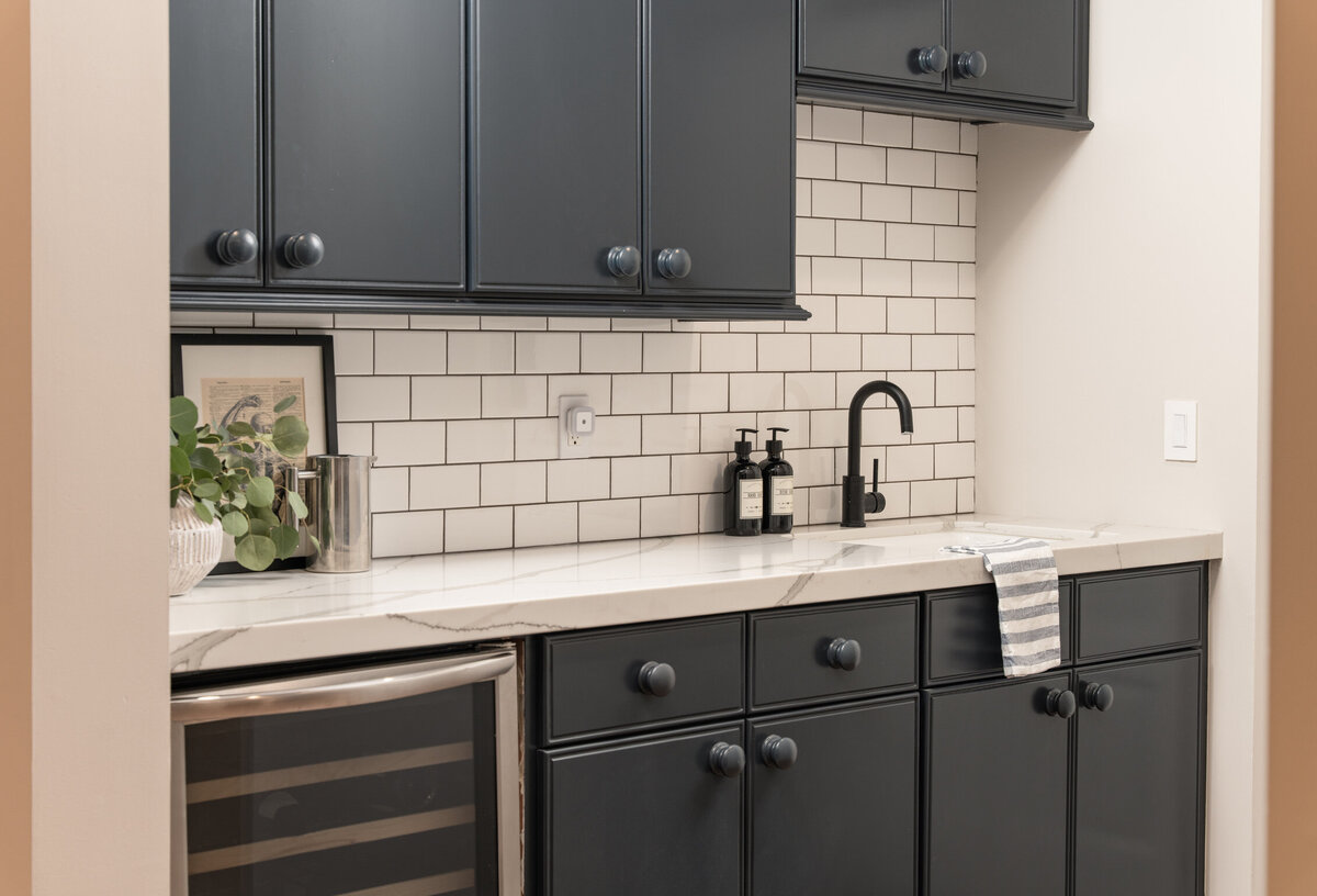 coffee nook in kitchen