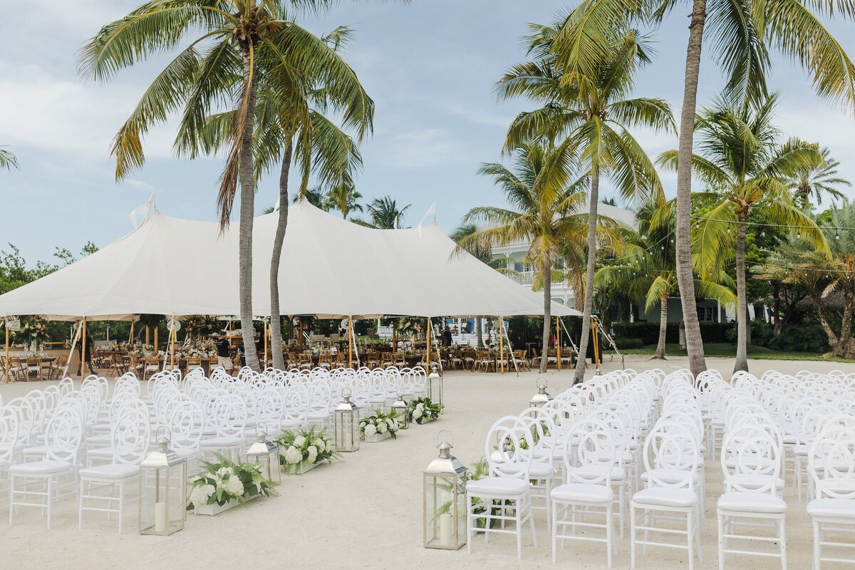 coastal beach wedding ceremony