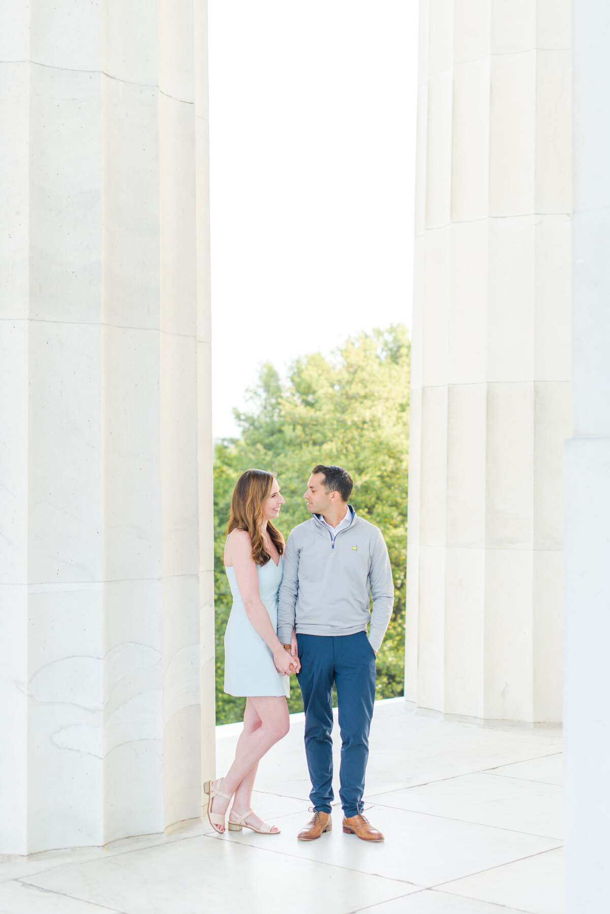 Lincoln Memorial Engagement Photographer in Washington DC