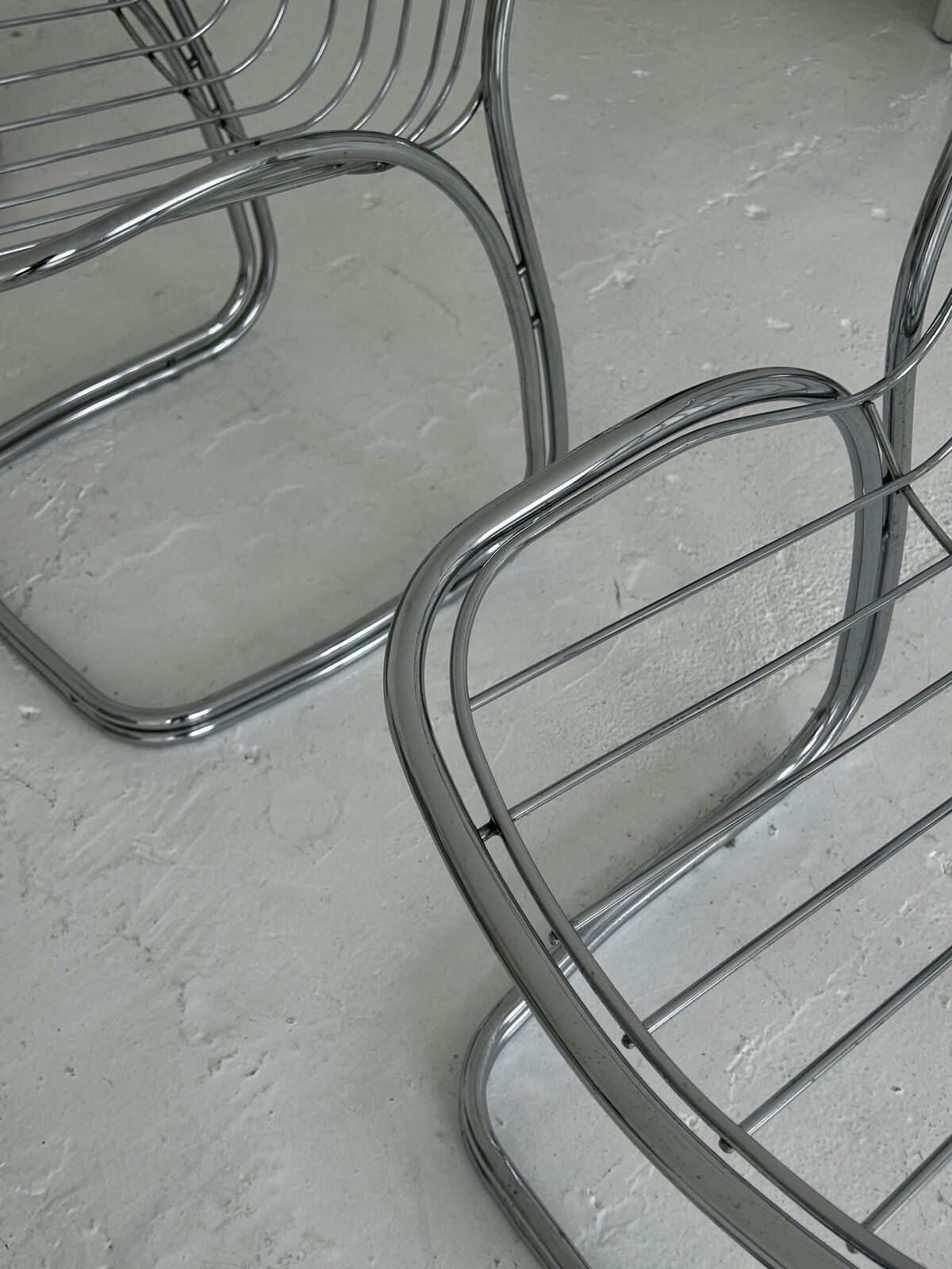 chrome chairs