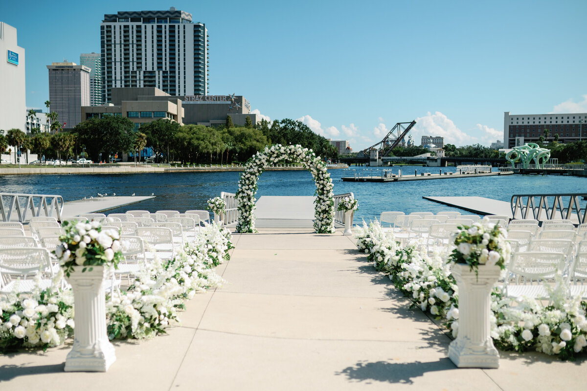 Aleina and Skip - Wedding - Tampa River Center - Tampa Florida - Alaina René Photography-27