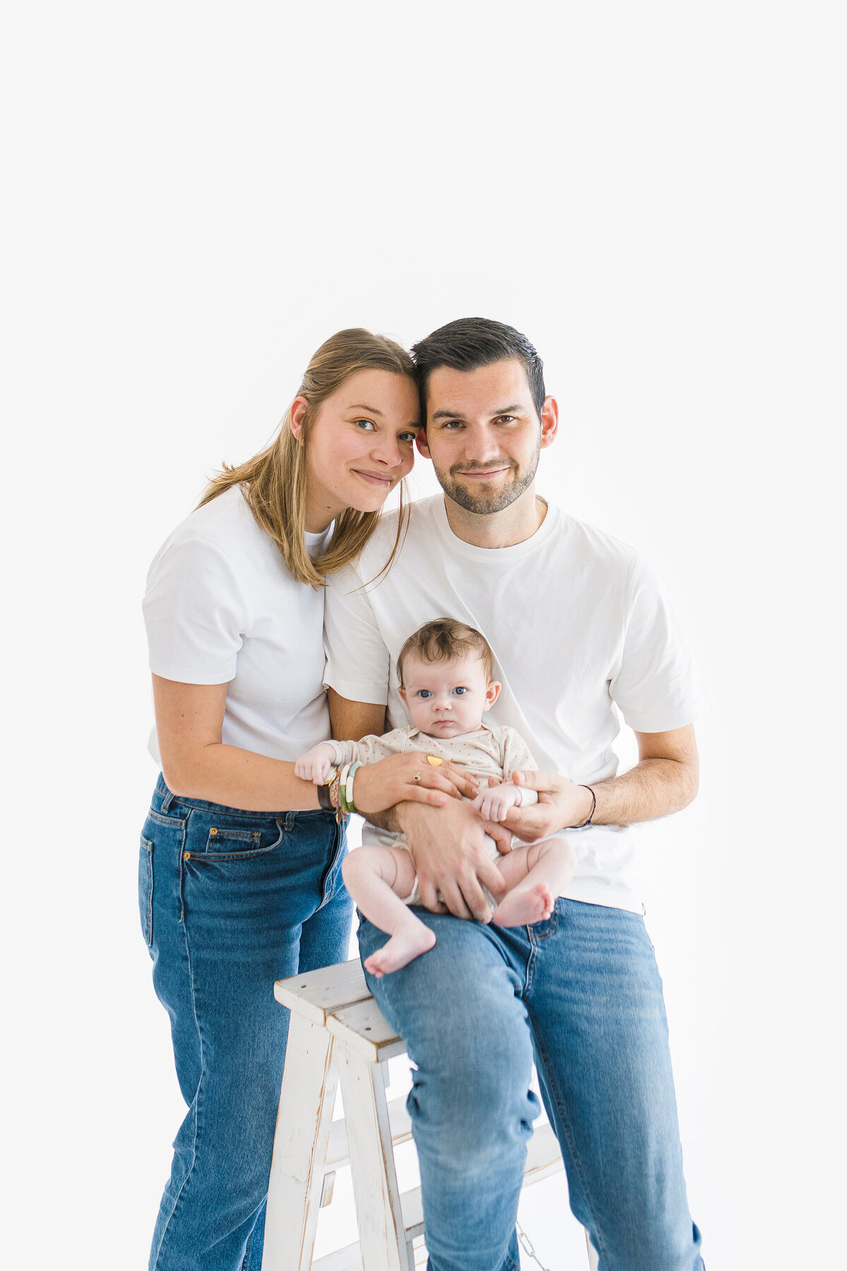 photo bébé et famille en studio à tours