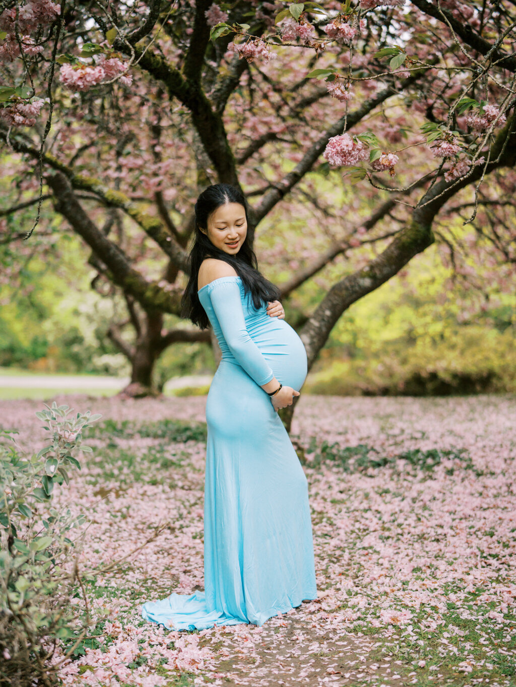 Tanya Zagumenov Washington Park Arboretum Seattle Maternity Session Yanjin-19