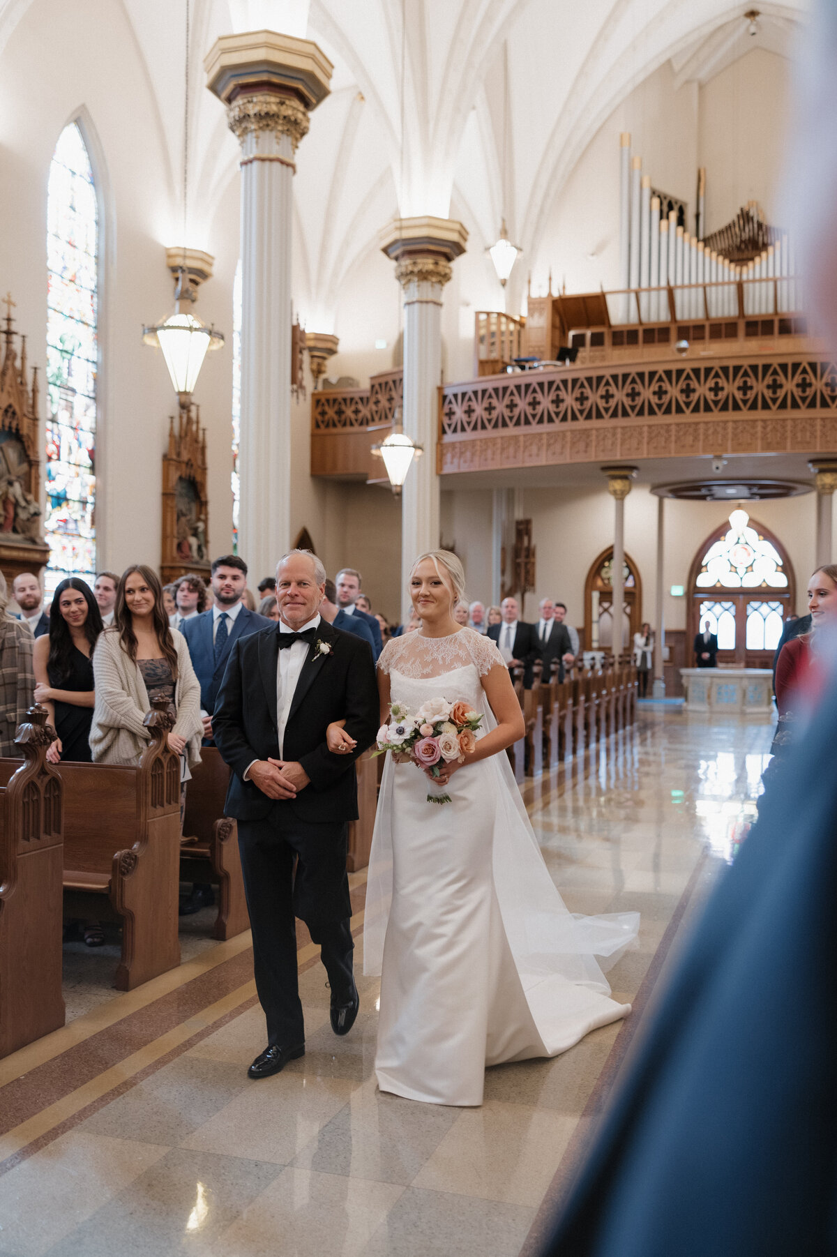 Indianapolis wedding photographer church ceremony photo