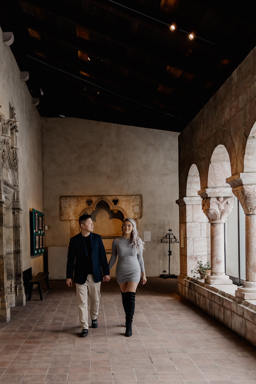 Engagement Photos at The Cloisters, NYC