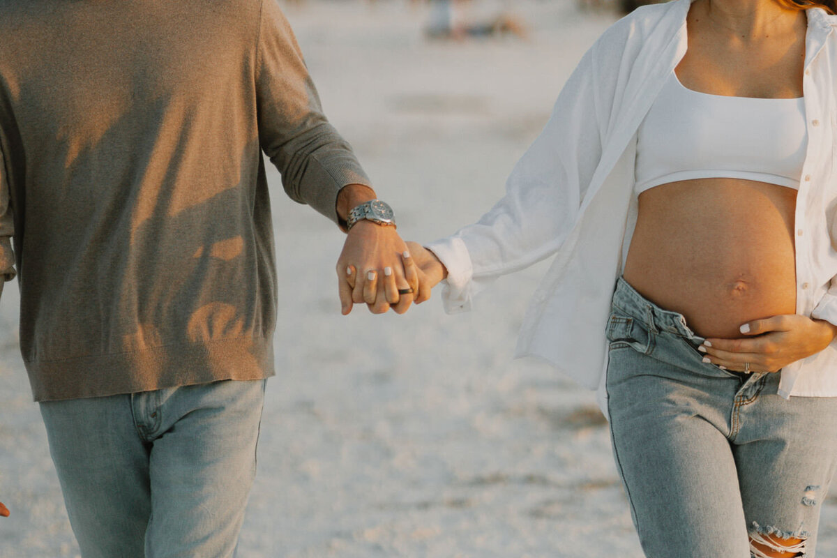 Honeymoon Island Maternity Photography Videography Dunedin Florida