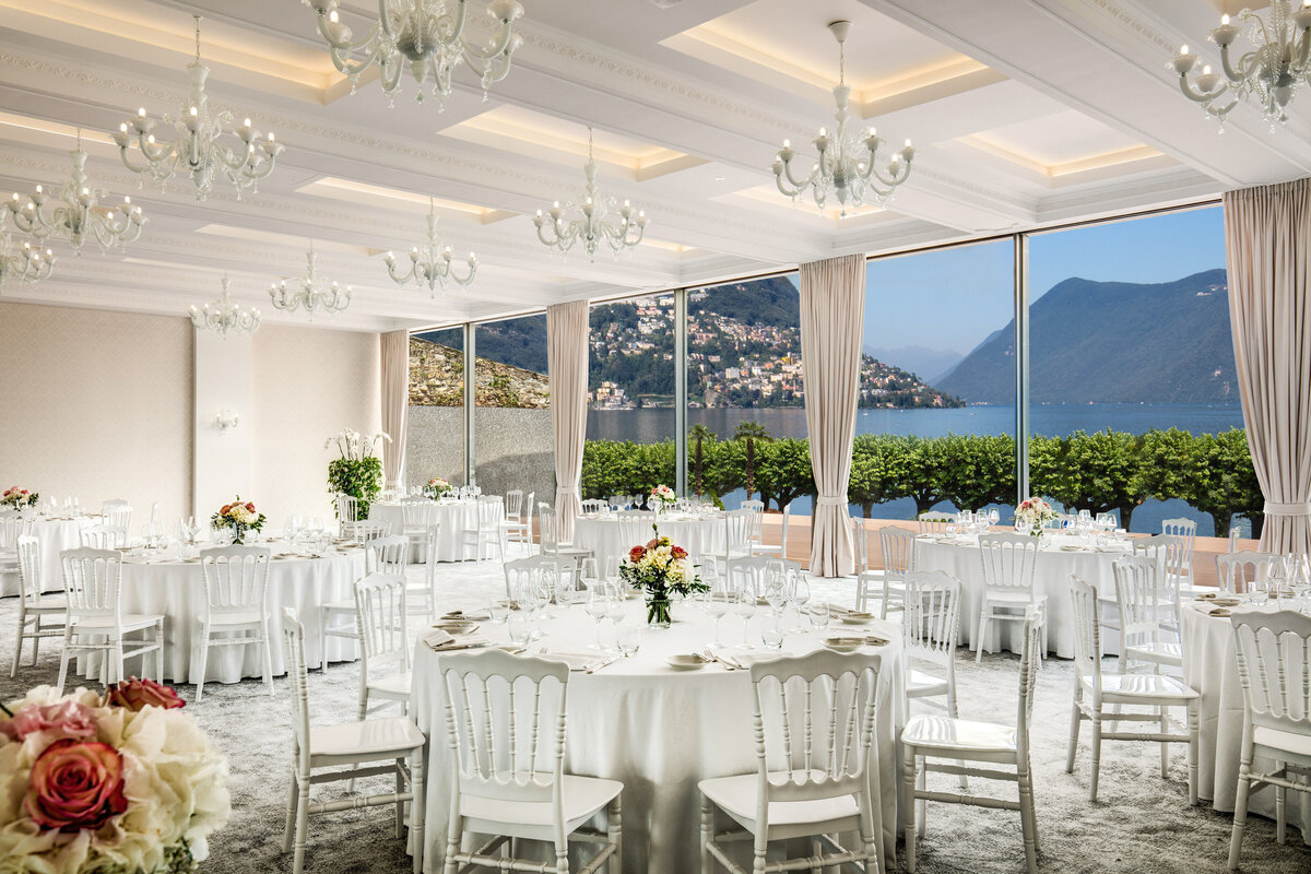 Waterstone - Hotel Splendide Royal - Lugano - Luxury Boutique Hotel - Panorama Room - Banquet