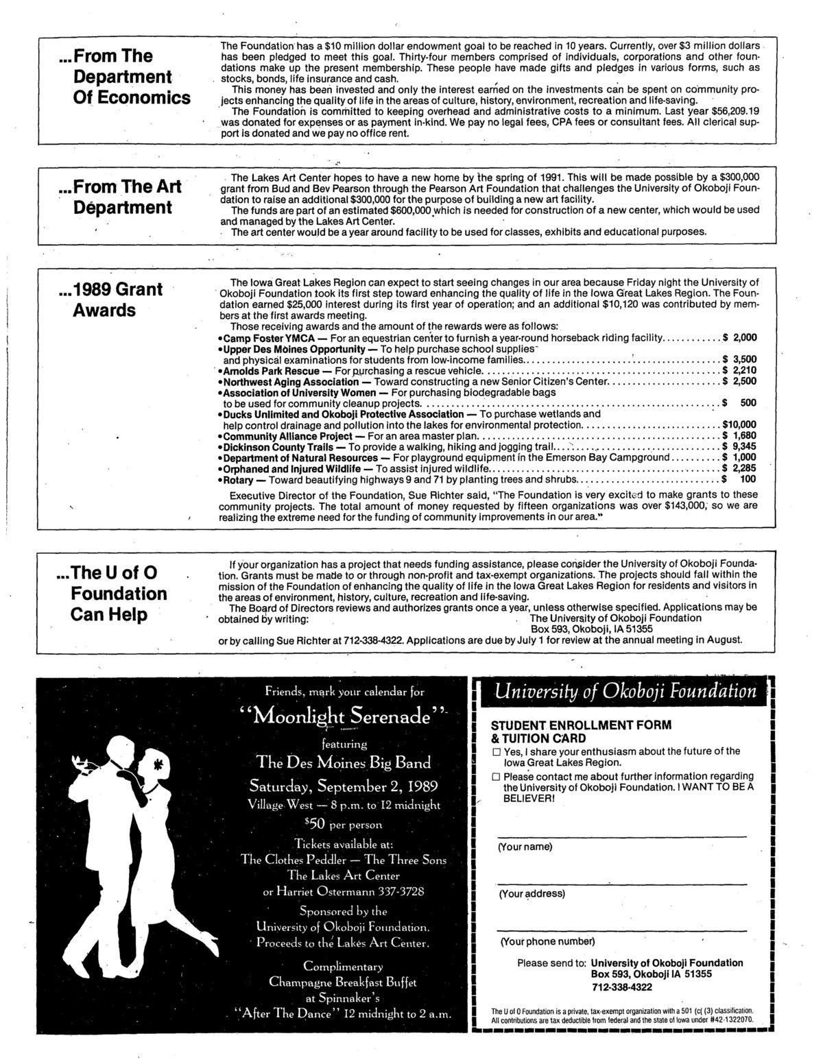 Spirit Lake Beacon, Page43, 1989-08-17