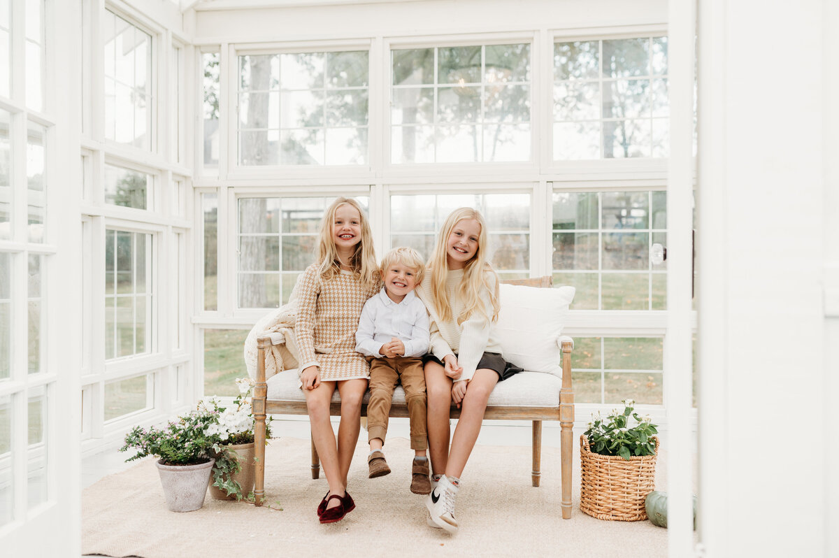 Family Session in the Greenhouse Atlanta