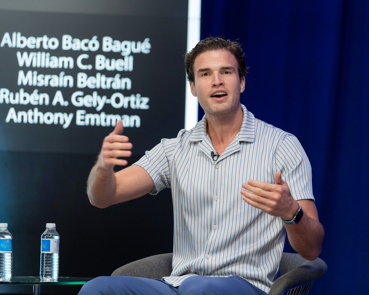 Fireside Chat Individual Shot Actively Speaking