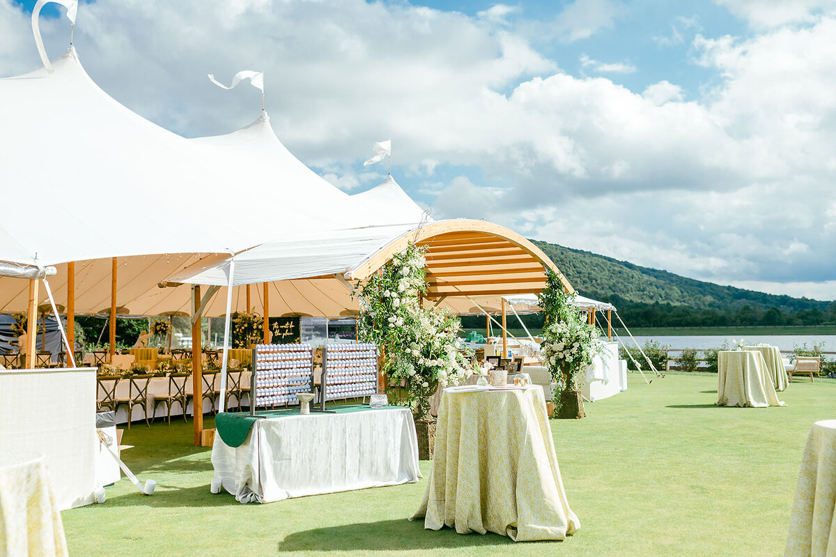 Stunning tented wedding in North Carolina mountains