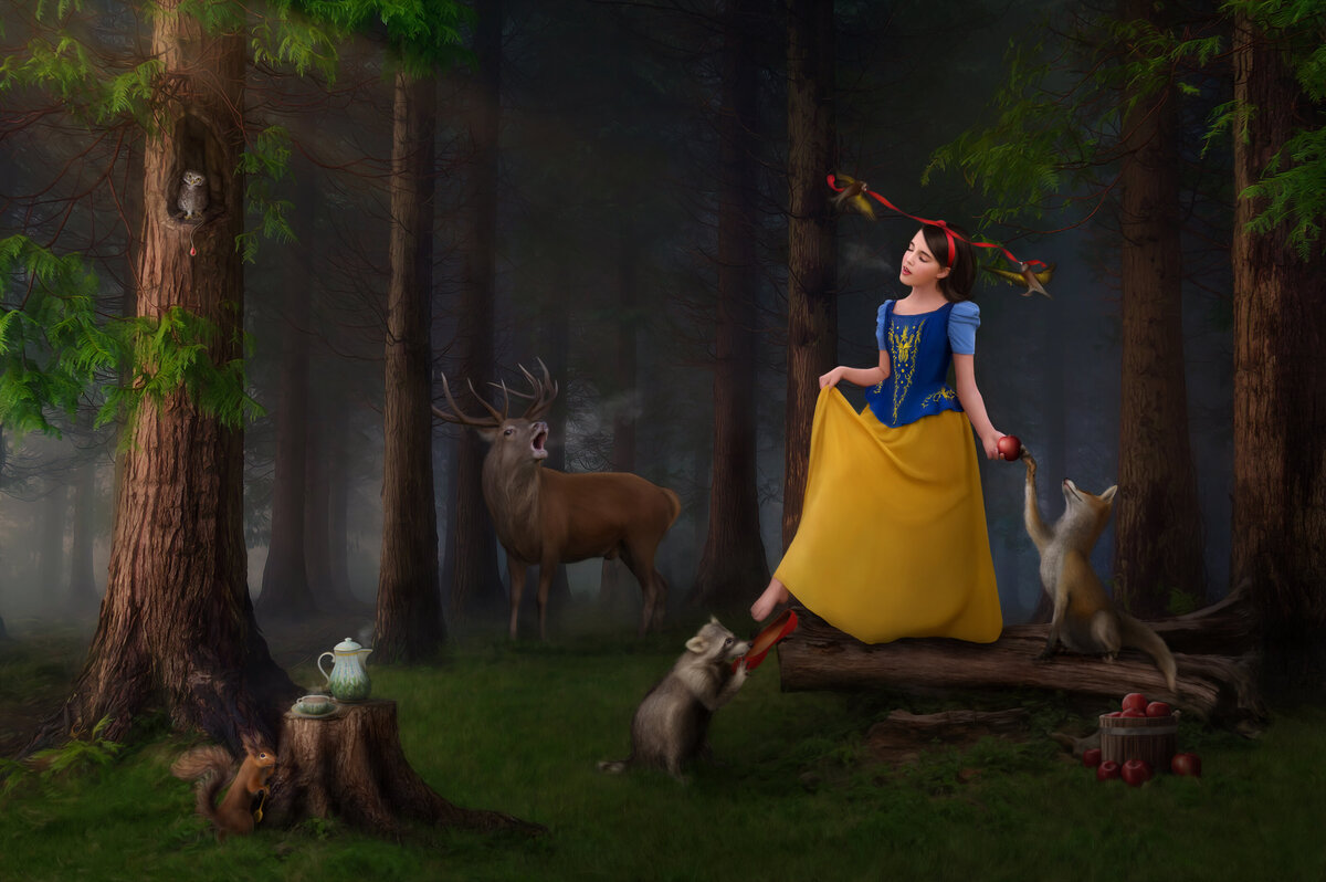 Snow White's Morning Serenade Jessica Vallia