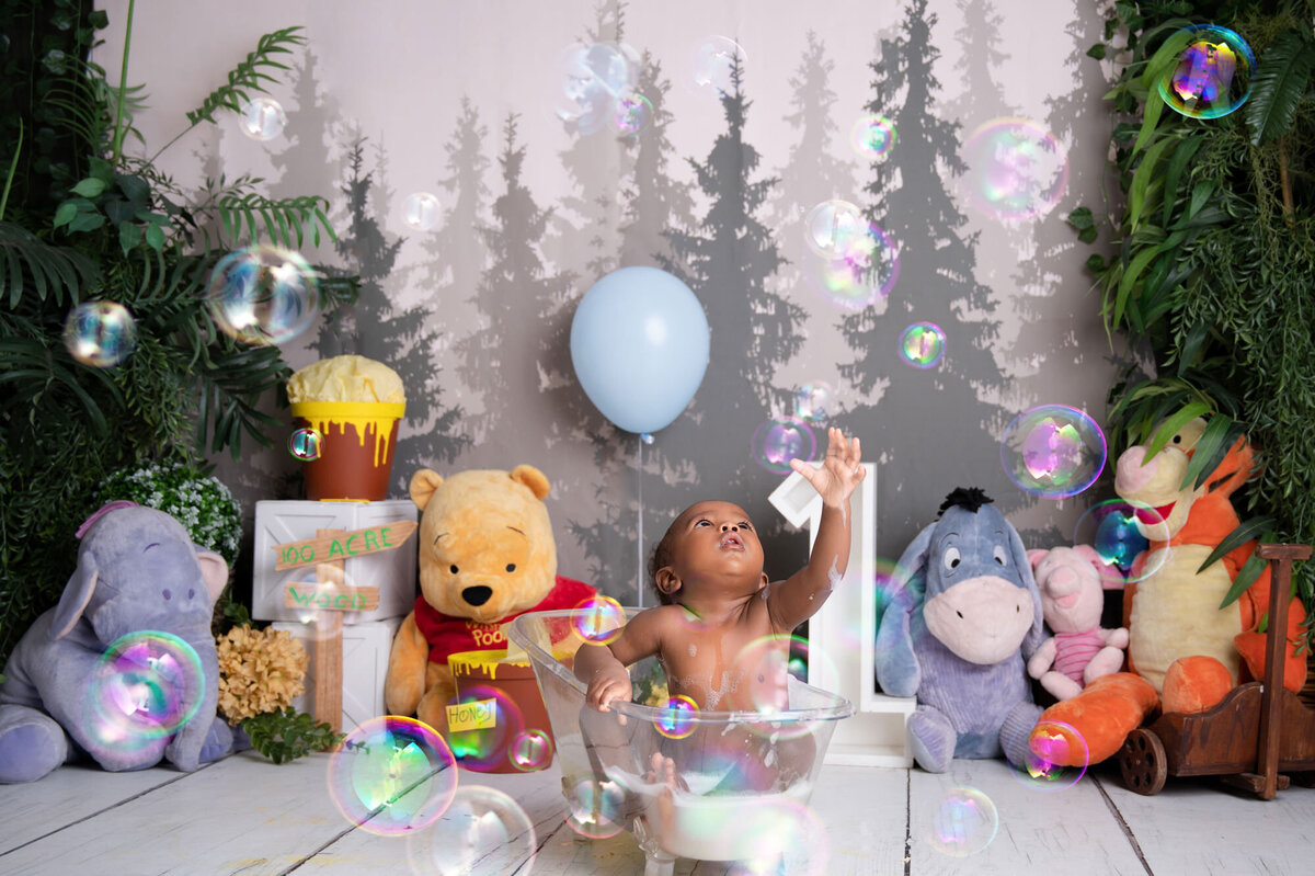 winnie the pooh cake smash