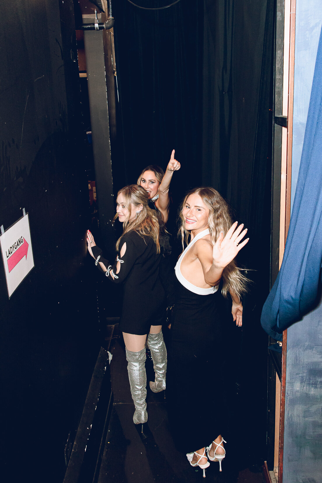 Ladygang perform their iconic podcast at the Den Theater in Chicago. Photos for People Magazine
