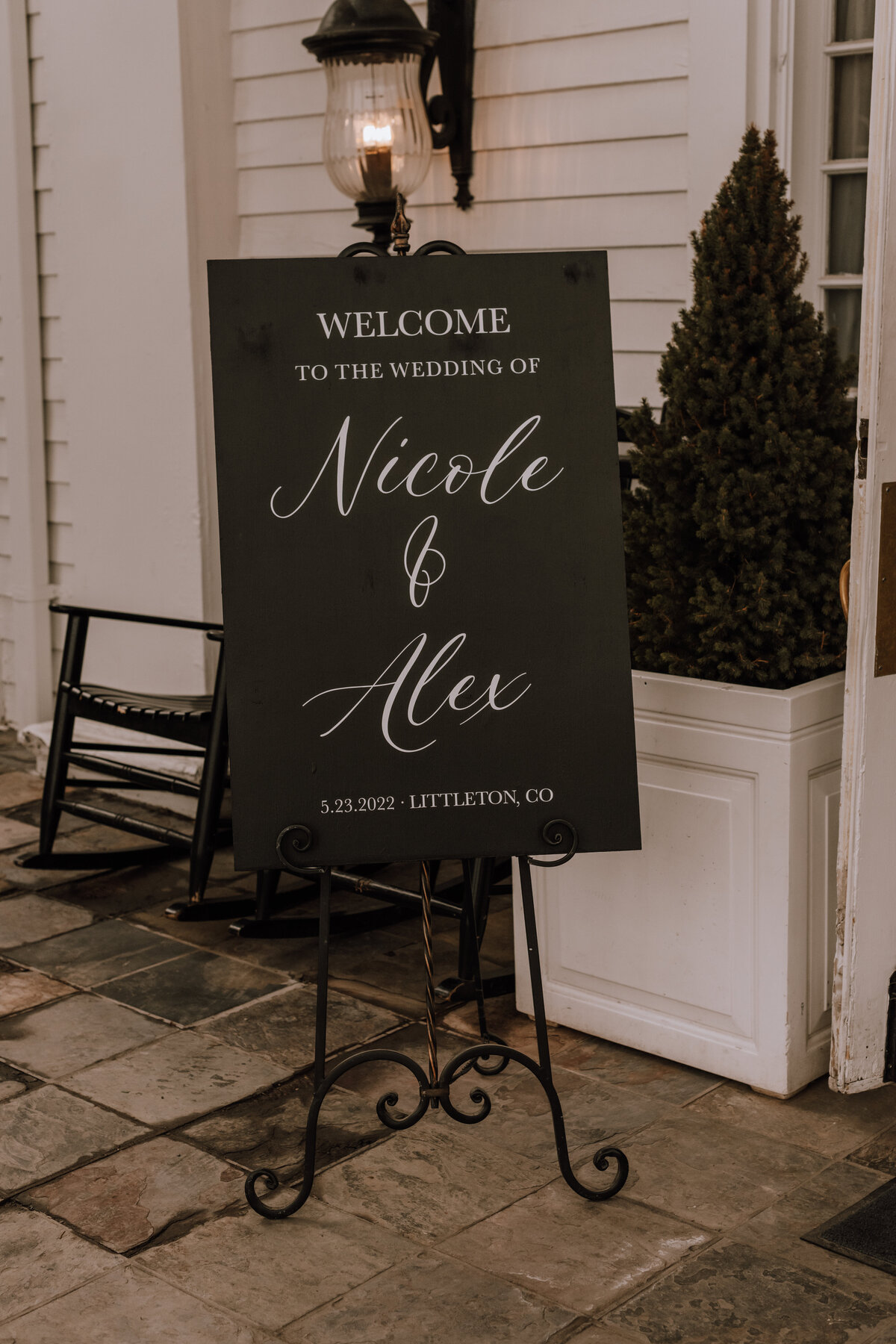 wedding details at the manor house