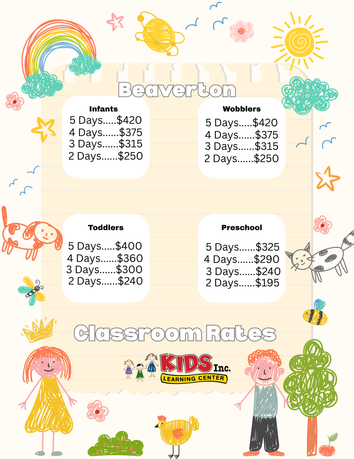 Beaverton Pricing 2022
