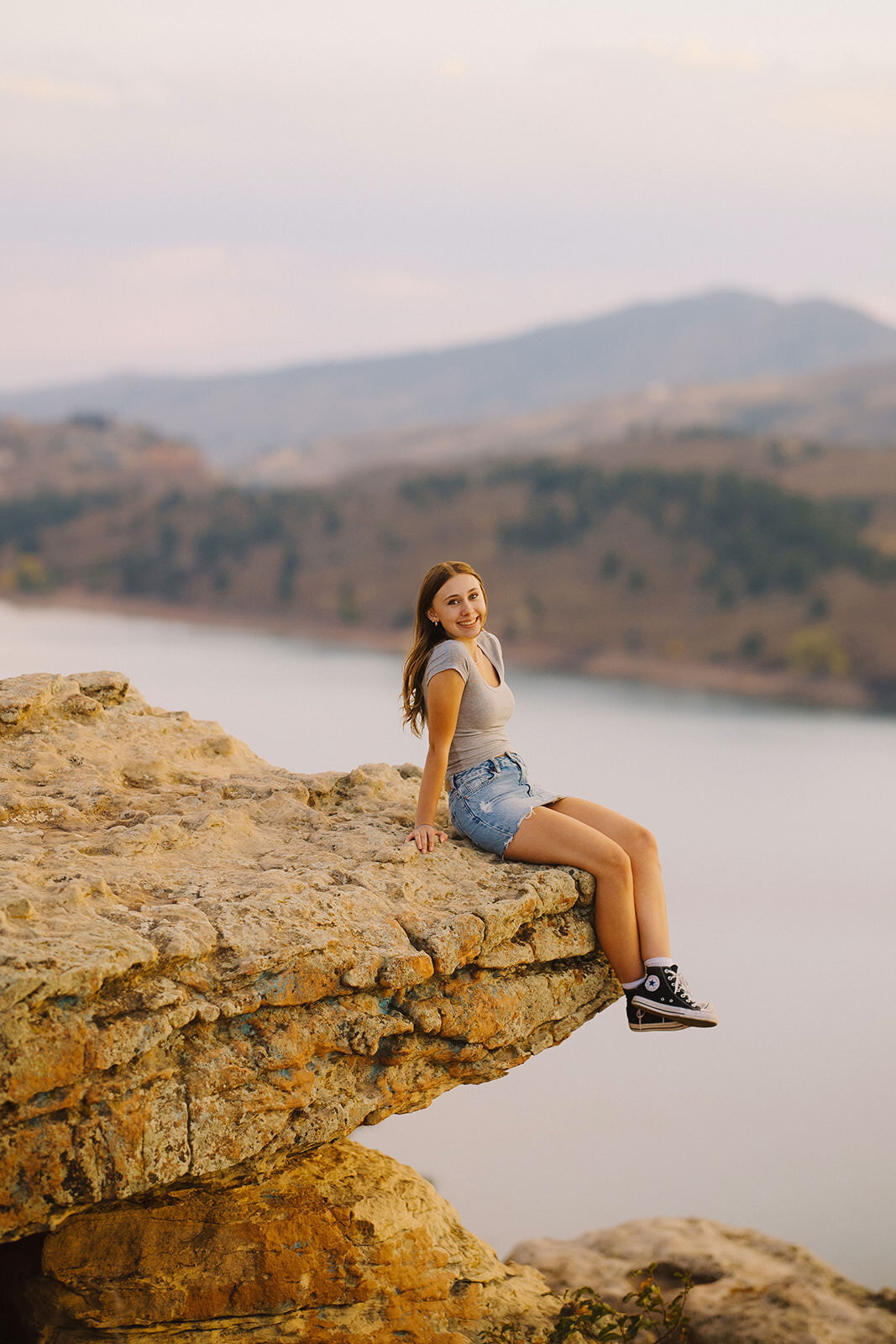 Fort Collins Cheyenne Wyoming Colorado Wellington CO Laramie Senior Photos Senior Portraits Graduation Photographer Lake Marie Snowy Range Mountains Lake Marie Vedauwoo Horsetooth Reservoir RMNP Liz Osban Rocky Mountain National Park 26