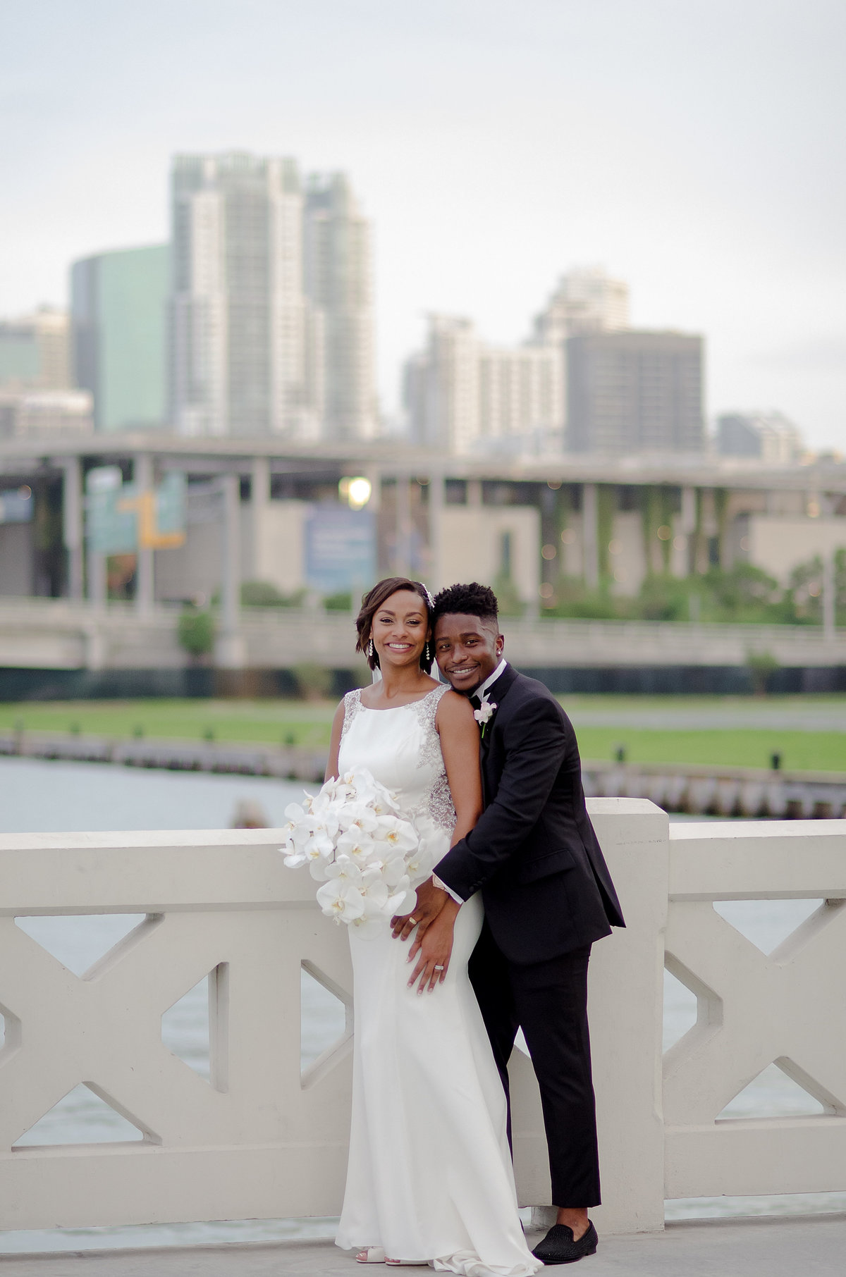 NFL Miami Dolphins Brandon Radcliff ShaKyra Radcliff Briza on the Bay Wedding Andrea Arostegui Photography-209