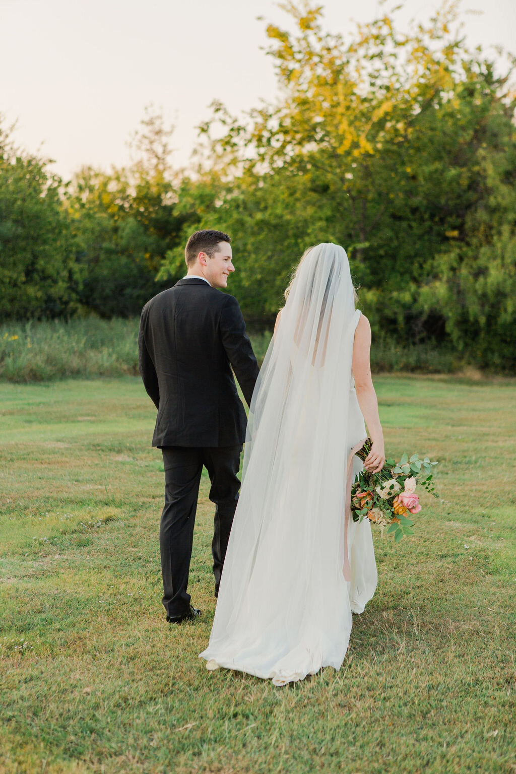 Bride and Groom Portraits by Kate Pease with Florals by Vella Nest Floral Design