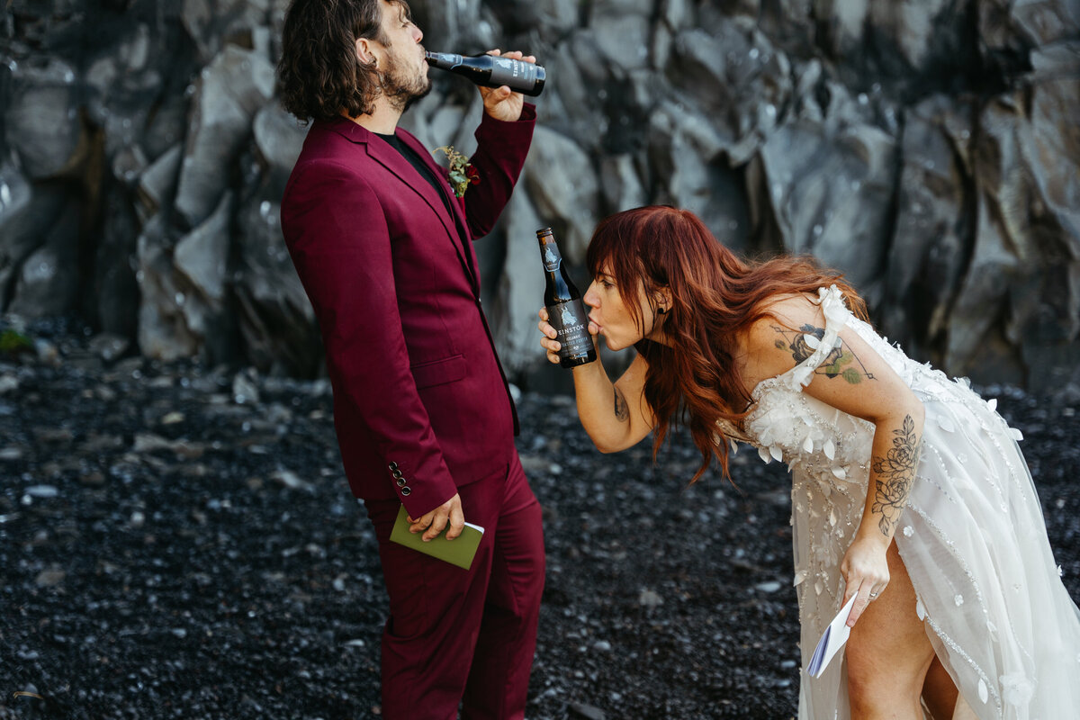 REYNISFJARA Iceland Elopement