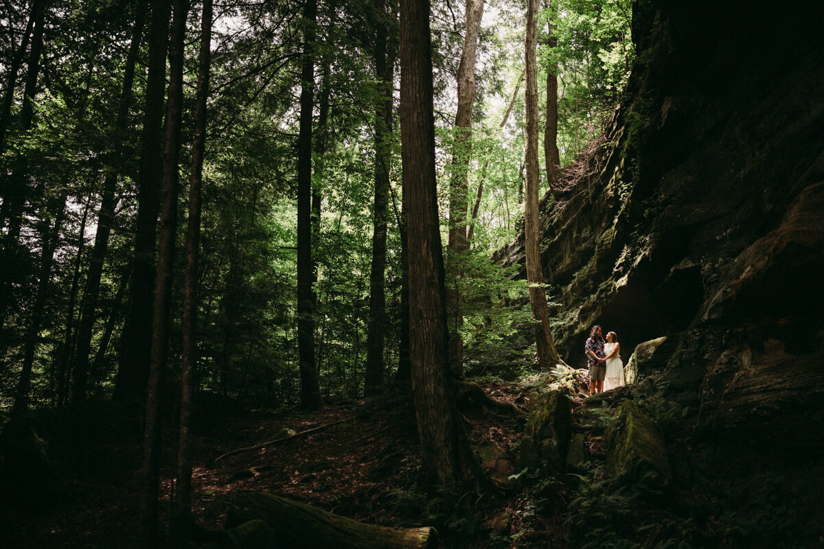 Ohio elopement in Forest, photo by Paige Mireles Photography