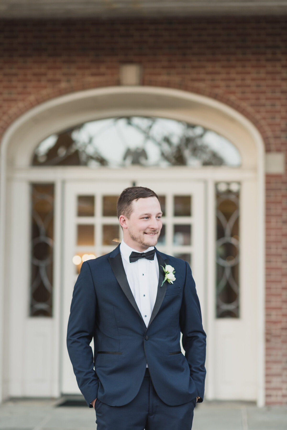 A TIMELESS ROMANTIC CLASSIC DUSTY BLUE BLACK TIE LOVETT HALL LUXURY WEDDING AT GREENFIELD VILLAGE IN DEARBORN MICHIGAN BY KARI DAWSON63