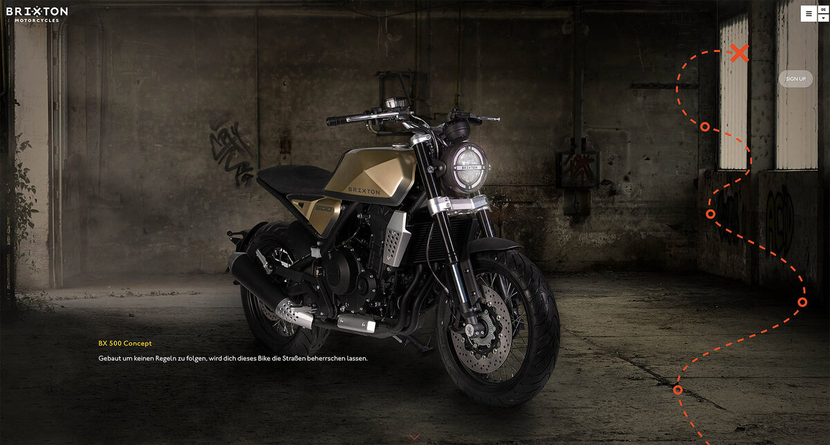 Werbefotografie für Brixton Motorcycles in urbanem Setting – fotografiert von Atelier Schulte. Starke visuelle Konzepte für Markenkommunikation und Produkte mit Charakter.