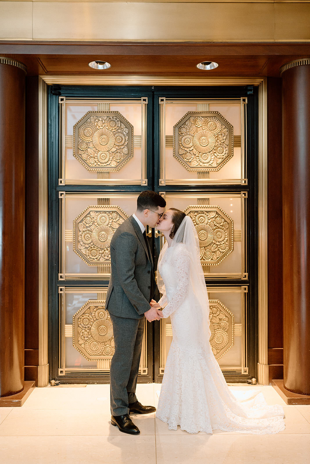 Wedding first look at JW Essex house marriot, NYC | Oduma photography-113
