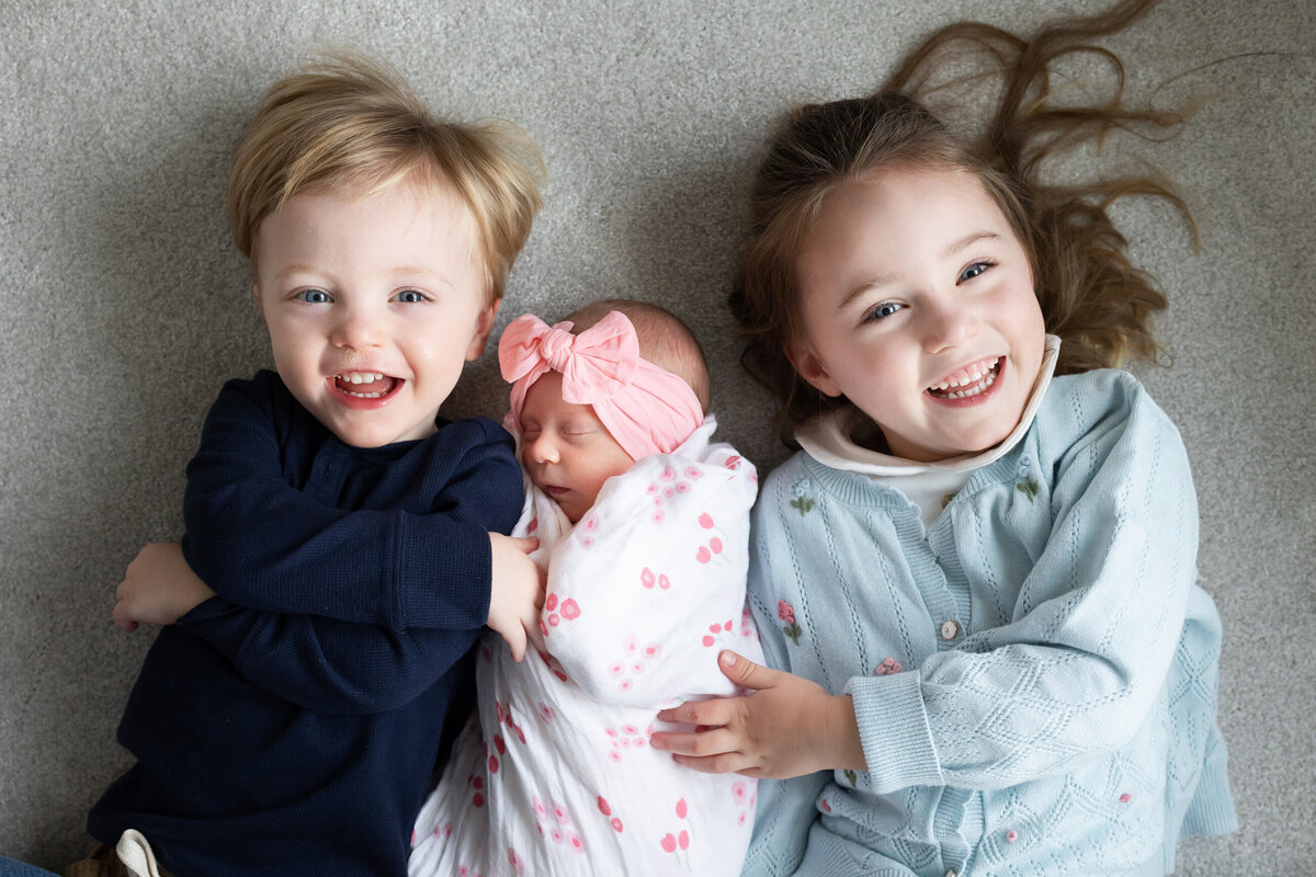 Edina Siblings Newborn Photography